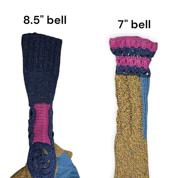 Parallel Peruvian Alpaca Wool Bold Crochet Bell Sleeve Sweater Unique and Rare - Picture 9 of 16